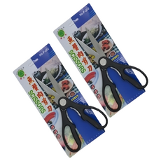 鑫吉美魚蟹肉剪刀, 2入, 黑色