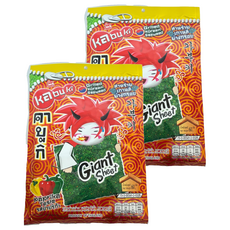 Kabuki 炙燒脆海苔 大片 辣味, 60g, 2個