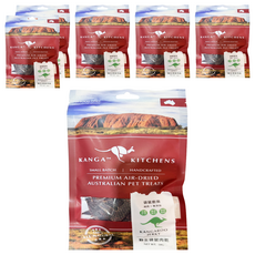 KANGA KITCHENS 袋鼠廚房 袋鼠凍乾 野生袋鼠肉乾, 50g, 6包, 袋鼠肉