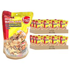 泰國 O-Yua 炸魚皮 酸辣風味, 20g, 96包