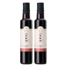 GENG YUAN 耕沅 古法壓榨黑麻油, 2個, 250ml
