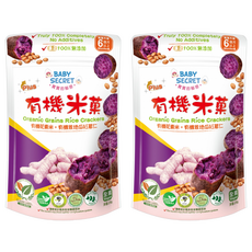 BABY SECRET 寶寶的秘密 有機米菓, 25g, 2個, 地瓜薏仁