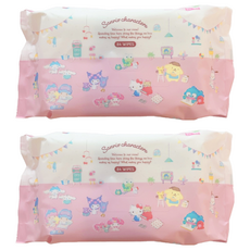 Sanrio 三麗鷗 居家時光 純水濕紙巾, 84張, 2包