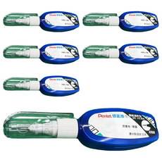 Pentel 飛龍文具 易壓迷你萬能修正液 ZL102-WT, 6個, 4.2ml