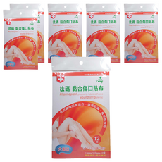法碼 大傷口黏合傷口貼布, 12個裝, 6個