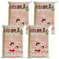 MANNA 天賜糧源 醜美人良質白米, 4個, 2.5kg, CNS二等