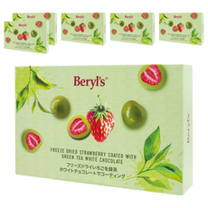 Beryl's 草莓夾心白巧克力 綠茶味, 80g, 6個
