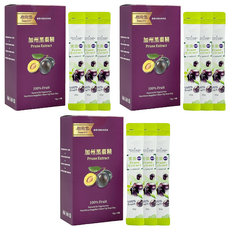 SnowIOU 樹飛雪 加州黑棗精 14條, 3個, 140g