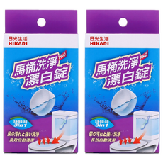 HIKARI 日光生活 馬桶洗淨漂白錠 U015 3入組, 20g, 2組