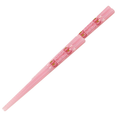 Mother garden 筷子 草莓蝴蝶結 16.5cm, 粉色, 2雙