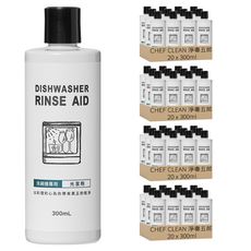CHEF CLEAN 淨毒五郎 洗碗機專用光潔劑, 300ml, 80瓶