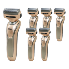 ROMEO 羅蜜歐 USB充電式雙刀頭電動刮鬍刀 TCS-804, 1個, 6個