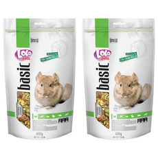 LOLO pets 營養滿分龍貓主食, 600g, 2包