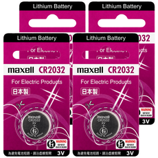 maxell 鈕扣電池 CR2032, 4個, 1個裝