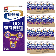 QUAKER 桂格 康研家 葡萄糖胺膠囊, 48罐, 30顆
