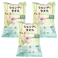 DoggyMan 多格漫 小型犬用乾洗澡濕巾28抽, 3入, 28片
