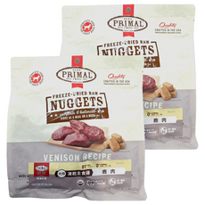 PRIMAL 派莫 成犬用 凍乾主食磚, 鹿肉, 155g, 2包