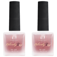 HANYIXUI 韓伊秀 強韌指尖鑽石護甲油 粉色, 2個, 15ml