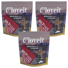 O'loveit 歐力 全齡犬 挪威鮭魚凍乾粒 皮毛健康, 鮭魚, 3個, 300g