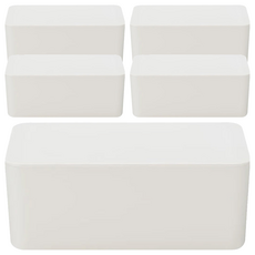 MUJI 無印良品 聚丙烯濕紙巾盒 19 x 12 x 7cm, 5個