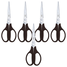 高級事務剪刀 6 3/4吋 60074 黑色, 5支