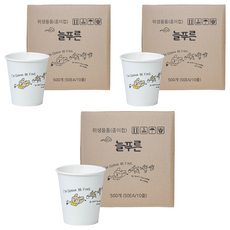 Neulpuleun 紙杯 198ml, 3組, 500個