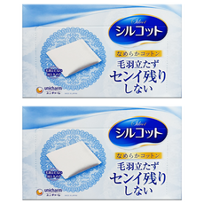 Silcot 絲花 Unicharm 化妝棉, 82片, 2盒