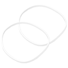 Skater 便當替換防濕膠條, 白色, 2條