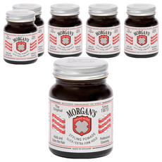 Morgan's Pomade 摩根氏 超強力定型 水洗式髮油 銀標, 6個, 100ml
