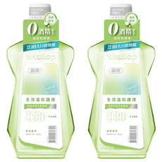 Shallop 刷樂 全效溫和護理漱口水清爽綠茶, 2個, 500ml
