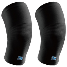 高伸縮型膝護套 647R1-BK-M, 2個