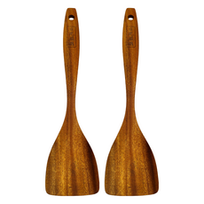 HIKARI 日光生活 原木不沾鍋專用平煎鏟, W334, 2支