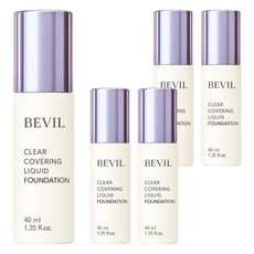 BEVIL 超濾光防護粉底液 40ml, 5個, #21