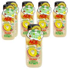 ACE 鮮榨 蘋果奇異果汁, 6個, 250ml