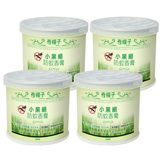 奇檬子 小黑絕防蚊香膏, 120g, 4個