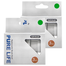 PuRE LiFE 寶淨 替換牙刷刷頭 3件裝 護齦刷頭 綠色, 2盒