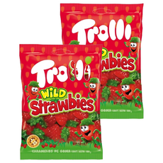 Trolli 多利軟糖 草莓造型, 100g, 2包