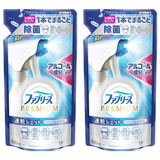 febreze 風倍清 速乾織物除菌消臭噴霧補充包 無香, 320ml, 2袋