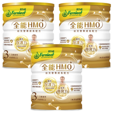 Fernleaf 豐力富 全能HMO 幼兒成長配方奶粉 3號 1-3歲, 850g, 3罐