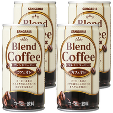 SANGARIA Blend 咖啡歐蕾, 185ml, 4個
