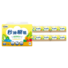 倍潔雅 秒抽瞬吸抽取式天然紙漿廚房紙巾 210 x 210mm, 3包, 16袋