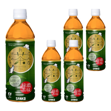 SANKO 嬉野茶葉 濃味綠茶, 500ml, 5個