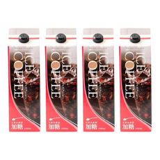 Seiko coffee 冷萃黑咖啡 含糖, 4個, 1L