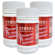 Sinphar 杏輝醫藥 仕女維他命升級版軟膠囊, 60錠, 3瓶