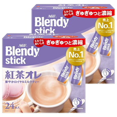 AGF Blendy 紅茶歐蕾風味即溶飲品, 9g, 24包, 2盒