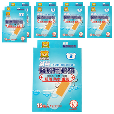 KOKO BEAR 3號 醫療用貼布, 15個裝, 6組