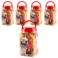 超大盛的犬用點心餅-維他命補給 D-S530, 複合維生素, 615g, 5個