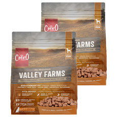 天野山谷農場 鮮肉機能凍乾生食餐, 454g, 2個, 雞肉 + 火雞 + 鴨肉