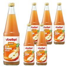 voelkel 維可 蘋果原汁, 700ml, 6個
