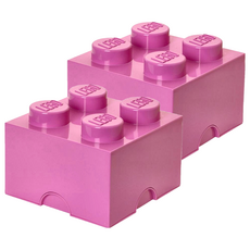 Room Copenhagen 4凸收納盒 848442025164, 粉色, 2個